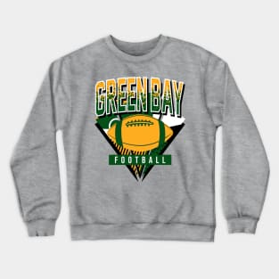 Green Bay Retro Football Gameday Crewneck Sweatshirt